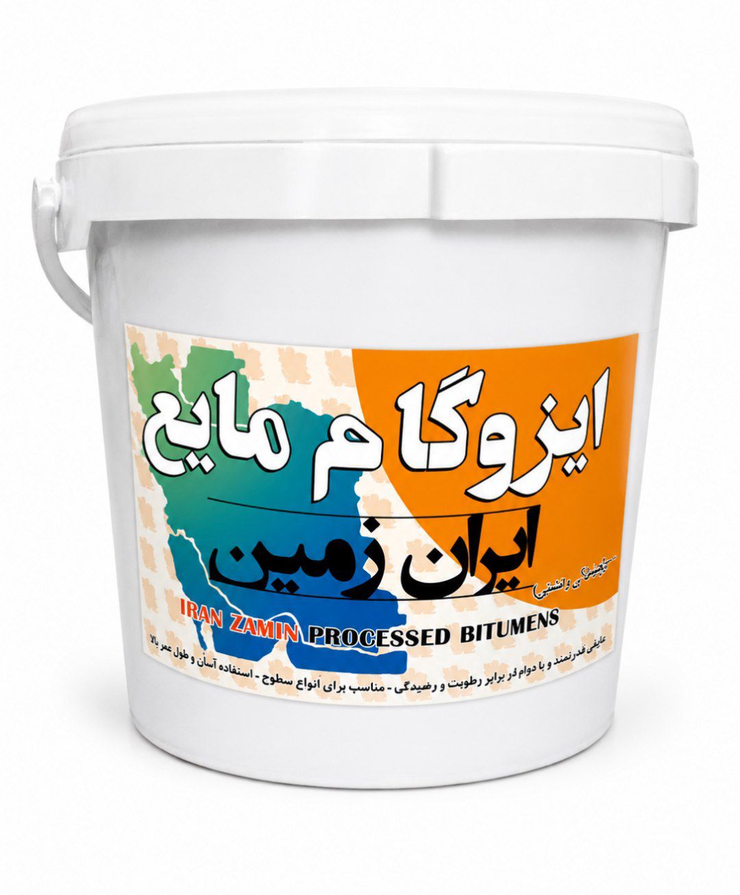 ایزوگام مایع الیافدار 4 کیلویی(چسب ایزوگام) برند ایران زمین